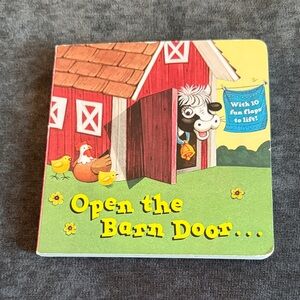 Open the Barn Door Children's Lift the Flap Book